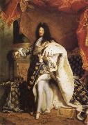 Hyacinthe Rigaud Portrait of Louis XIV oil painting reproduction